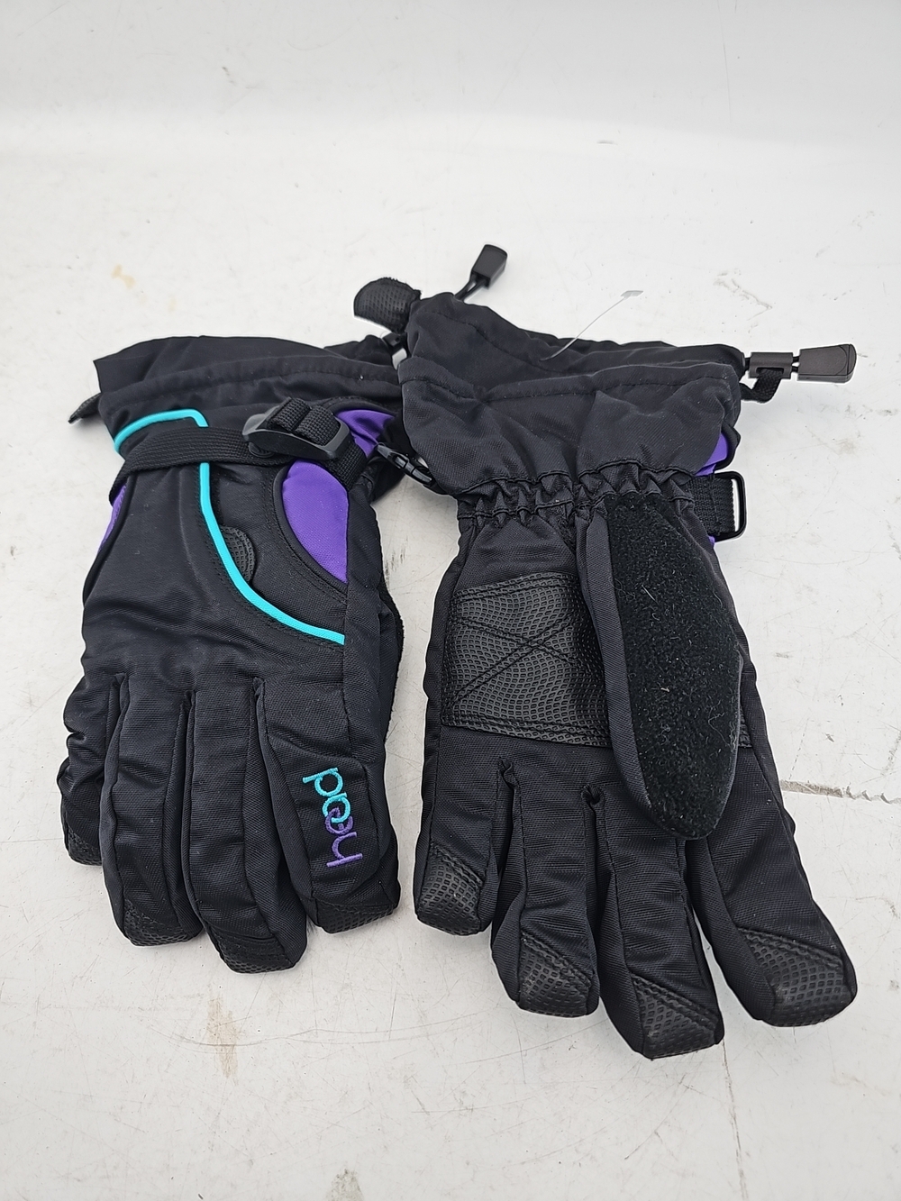 Head Men's Black & Purple Ski Gloves